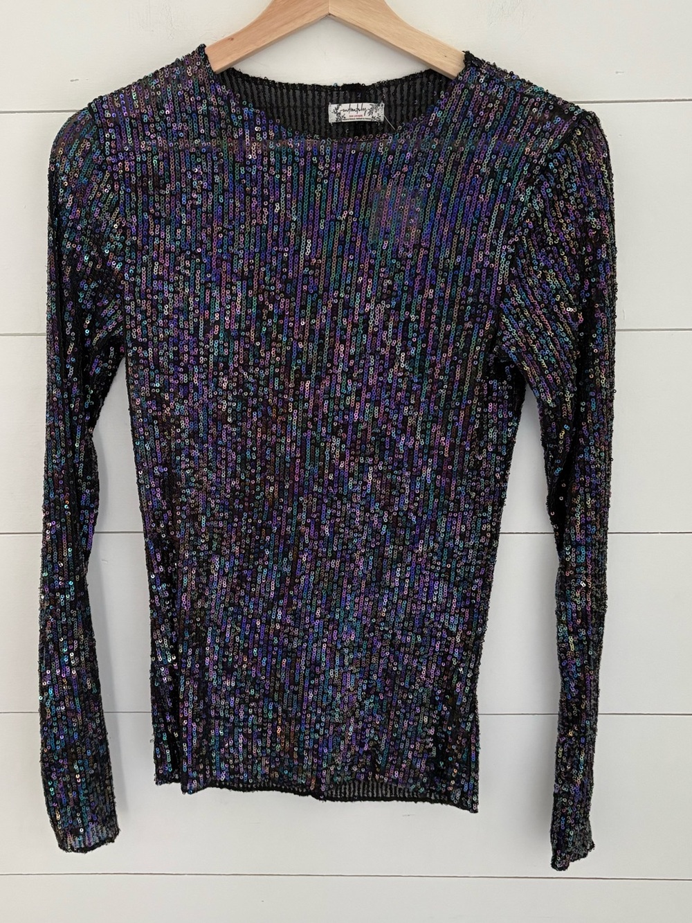 Intimately Free People Gold Rush Long Sleeve Top